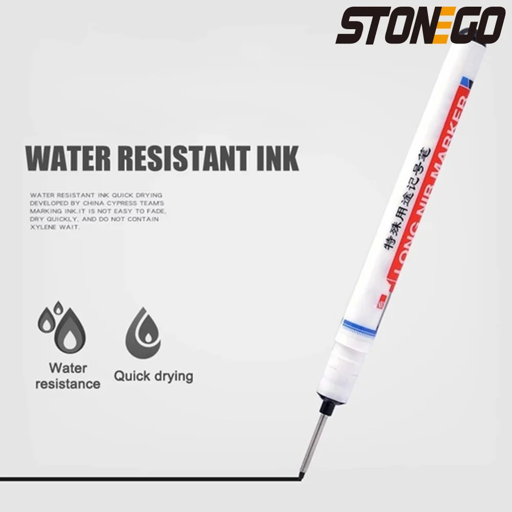 20MM 다색 잉크 마커 펜 욕실 목공 장 깊은 구멍 표시 다목적 사무용품