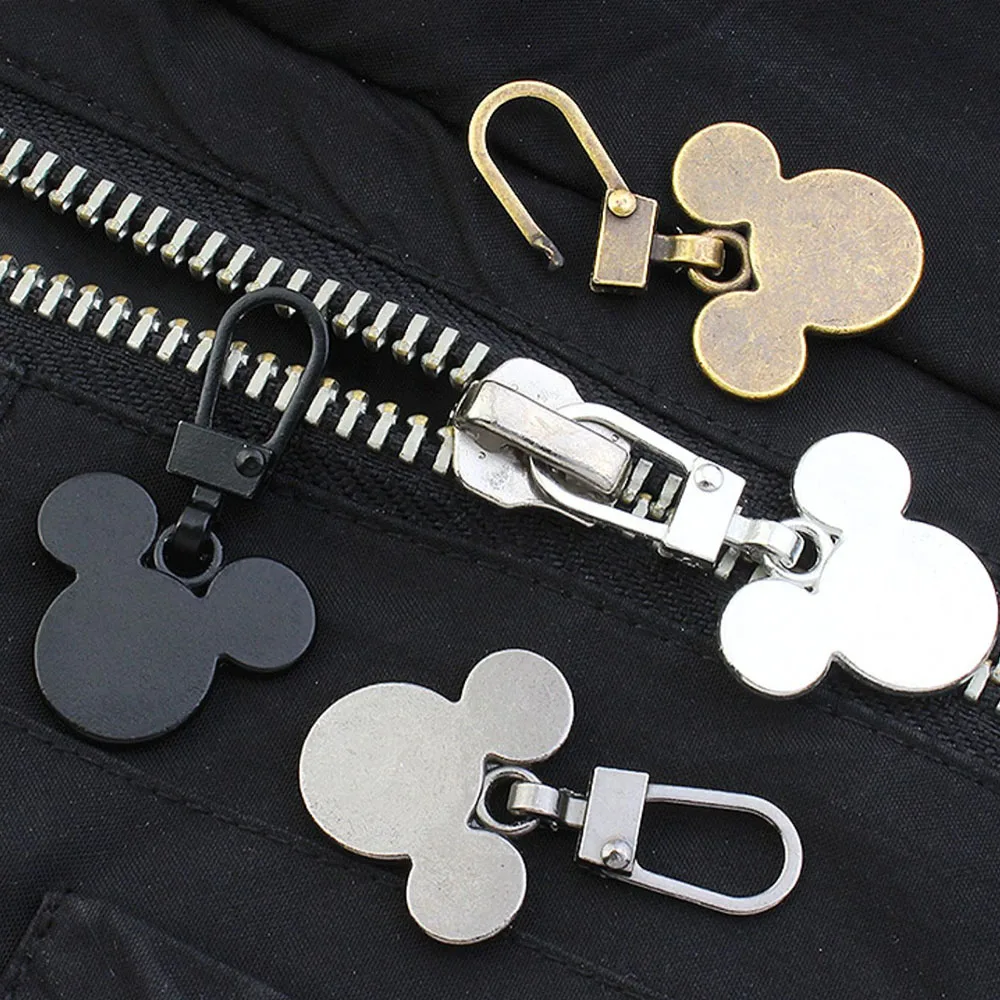 300Pcs Detachable Zipper Alloy Zipper Head Multi-functional Bag School Bag Clothes Universal DIY Sewing Craft