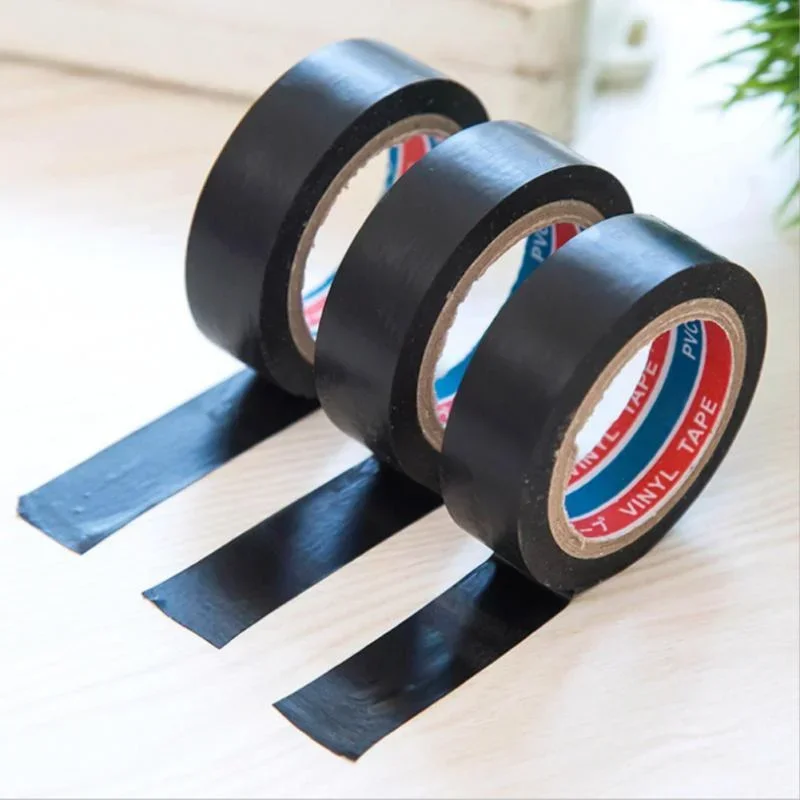 15M PVC Waterproof Selfadhesive Tape Black Flame Retardant Electrical