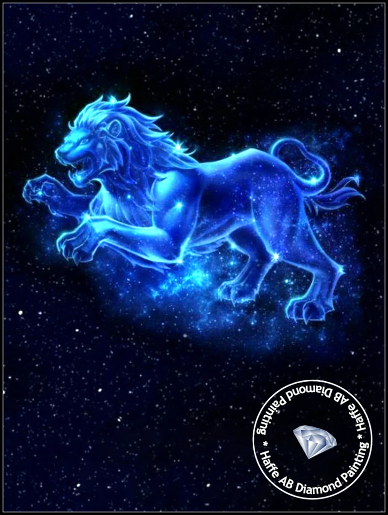 GLIDIAM Diamond Painting Widder - DIY Diamantbild 30x40cm Full Drill
