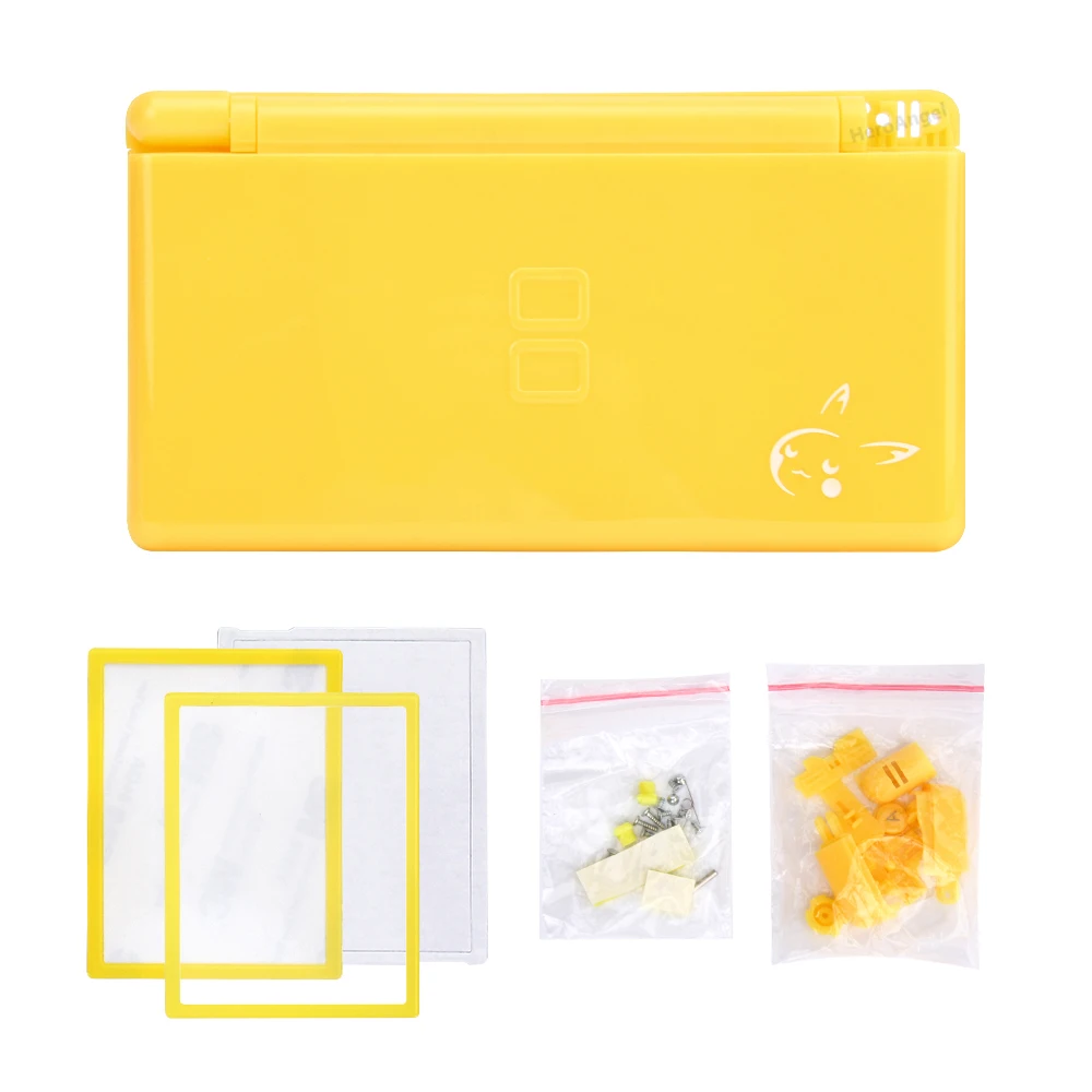 Nintendo DSL NDS Lite NDSL 커버 액세서리 용 버튼이있는 NDS Lite 용 18 색 교체 하우징 쉘 케이스 풀 키트