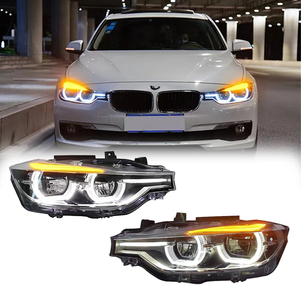 

Car Head lamp Lights For BMW 3 Series F30 F35 F80 318 320 325 328M 330 335 2013-2019 LED DRL Angel Eye Beam Car Accessory