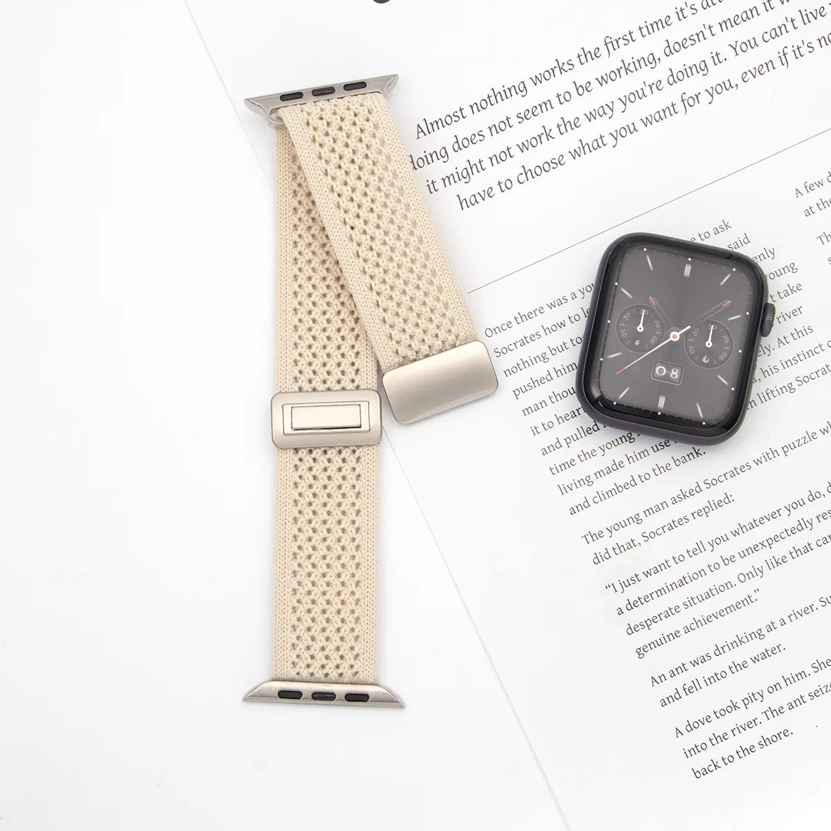 Braided Loop Nylon Strap for Smartwatch - Durable and Stylish Replacement Bracelet Band