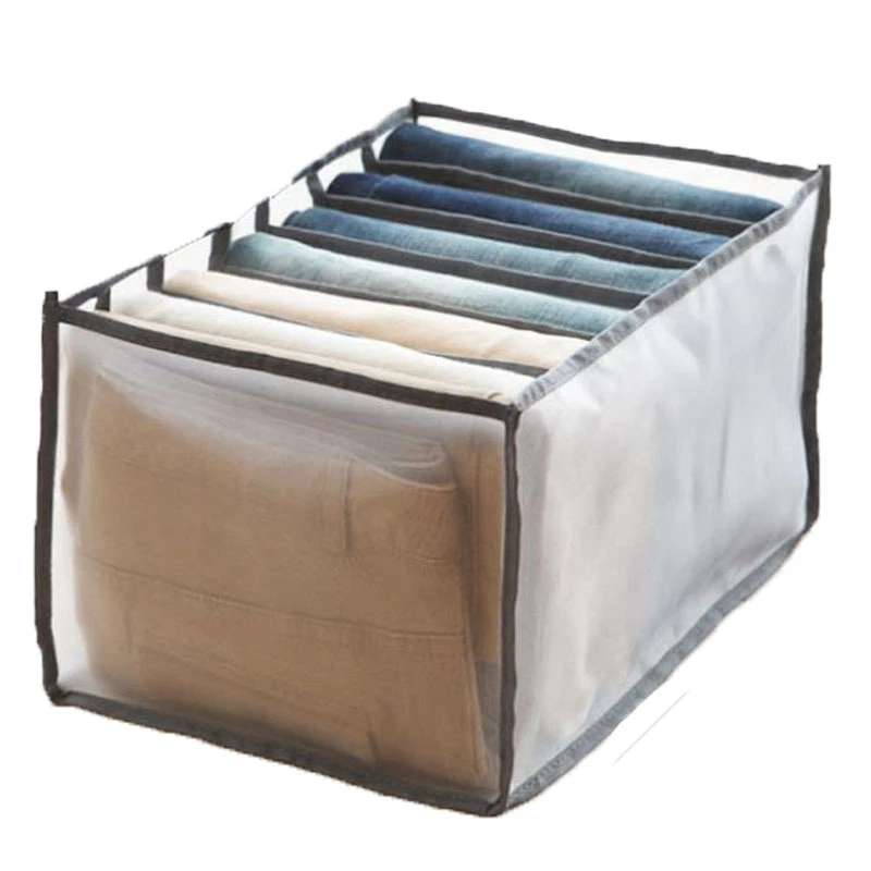 

Foldable Wardrobe Clothes Drawer Organizer Multipurpose Large Capacity Compartment Storage Box