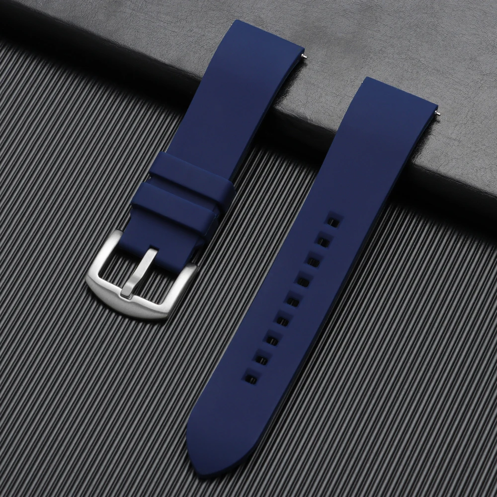 Sport Silicone Waterproof Watch Band - Versatile Rubber Strap