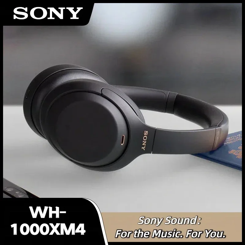 Sony WH-1000XM4 Wireless Headphones Noise Canceling Foldable Bluetooth Earphone Bass Stereo Sound Game Business Exercise Headset