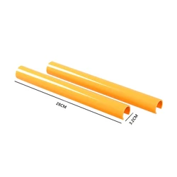 Enhanced Car Front Grille Trim Stripes - Sport Styling Decoration (A Style Yellow)