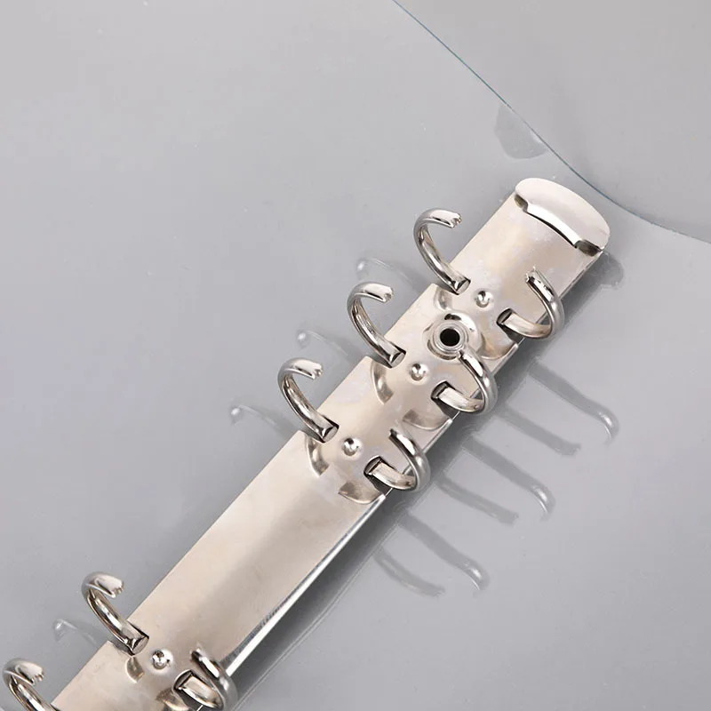 Transparent Plastic Folder A5/ A6/notebook Loose Leaf  Plan Schedule School Office Supplies  Convenient  and  Practical