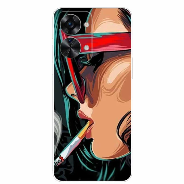 For OnePlus Nord 2 5G Case Soft Silicone TPU Cute Cartoon Back Cover for  OnePlus Nord 2 Funda For One Plus Nord 2 5G Coque