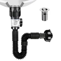 Kitchen Sink Drain Pipe Flexible Stretchable Deodorant Sewer Drainage Water Hose Bathroom Washbasin Anti Blockage Accessories 1