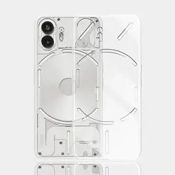 Clear Silicone Shockproof Phone Case - Soft TPU Bumper Cover - Nothing Phone 2 (Clear)