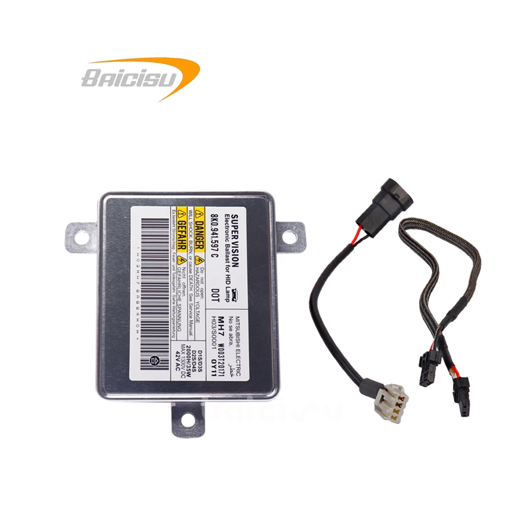 BAICISU 35W D1S 크세논 HID 키트 Canbus 밸러스트 키트 HID D3R 4300K ??5000K D1R 6000K 8000K 자동차 헤드 라이트 Audi Volkswagen D3S HID
