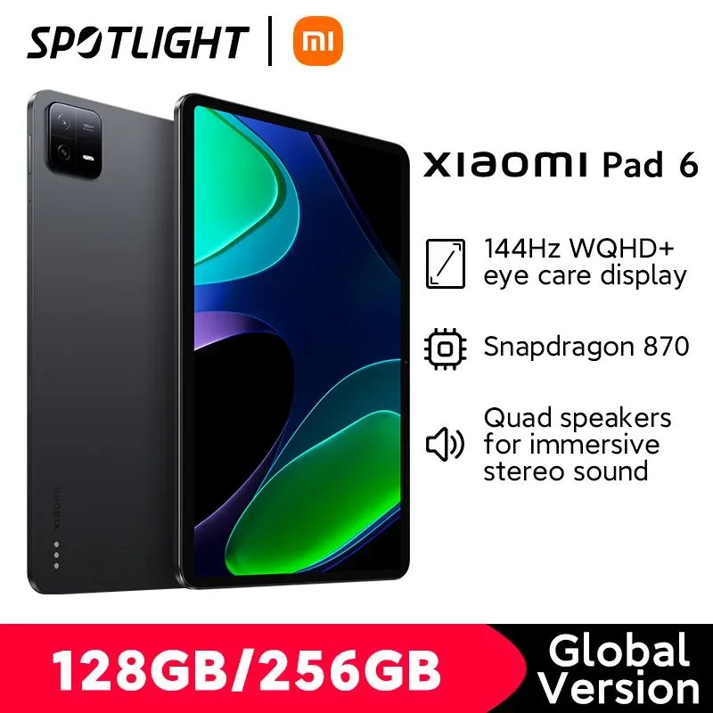 Xiaomi Pad 6 Global Version Mi Tablet 128GB/256GB Snapdragon 870 Processor  11  144Hz WQHD » Chollometro