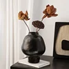 Hammer Pattern Ceramic Vase Creative Porcelain Flower Pots Desk Decoration Flower Arrangement Floral Vases Room Aesthetic Decor 2