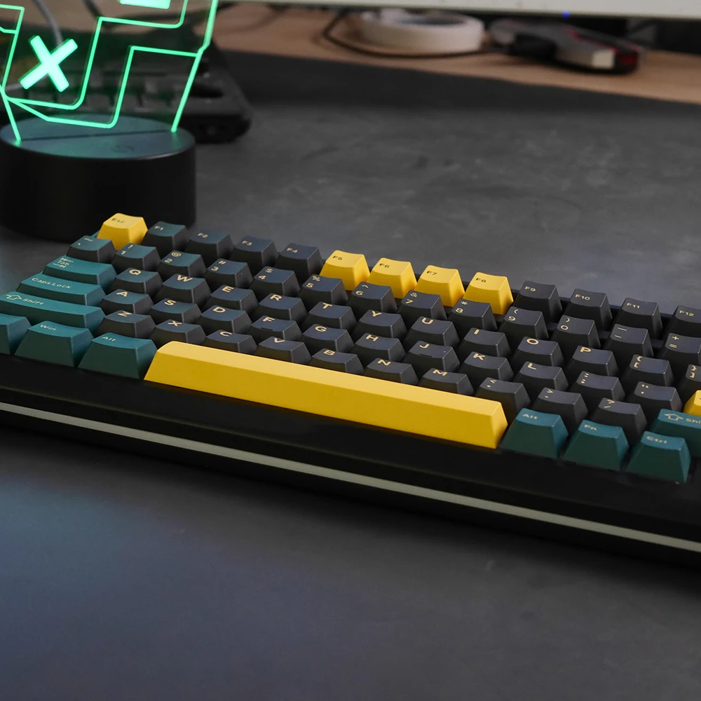 Doubleshot Keycap para Teclado mx Juízes Fantasmas Marrs Green Cherry Pbt 60 65 87 104 Xd64 Bm60 Bm65 Xd68 Xd60 - Imagem 3