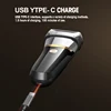 RESUXI FK-608 Electric Razor for Men Waterproof Foil Shaver wireless Rechargeable Electric Shaver Low Noise Wet & Dry Shave 3