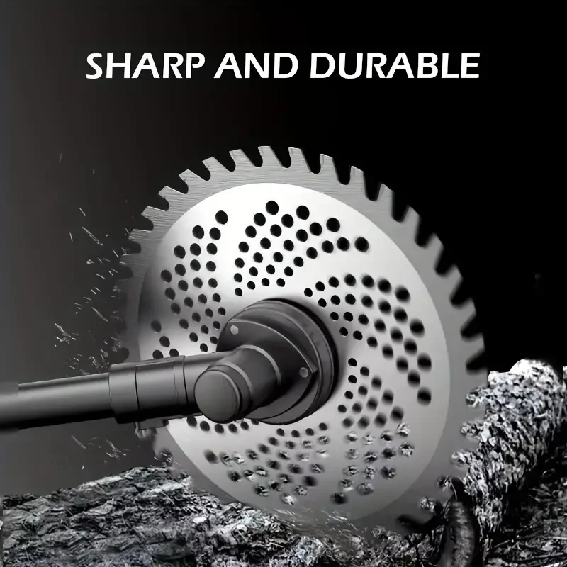 Mower Head 1pc Durable 40/60/80 Teeth Mower Head Blade Wood Mower Disc Fixed Four-Piece Set Lawn Mower Garden Weed Parts