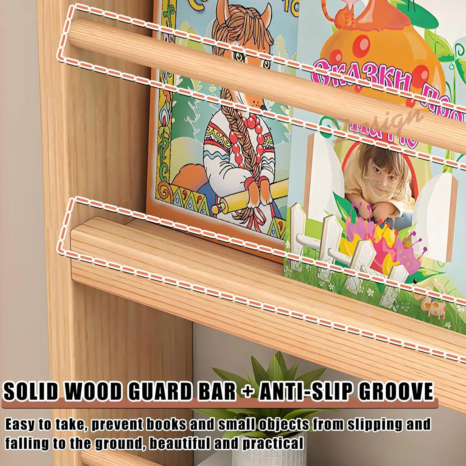 behind door bookshelf,Toddler Bookshelf,Storage Cabinets,Organizer for Toys and Books,Storage rack with perforated board,for 5