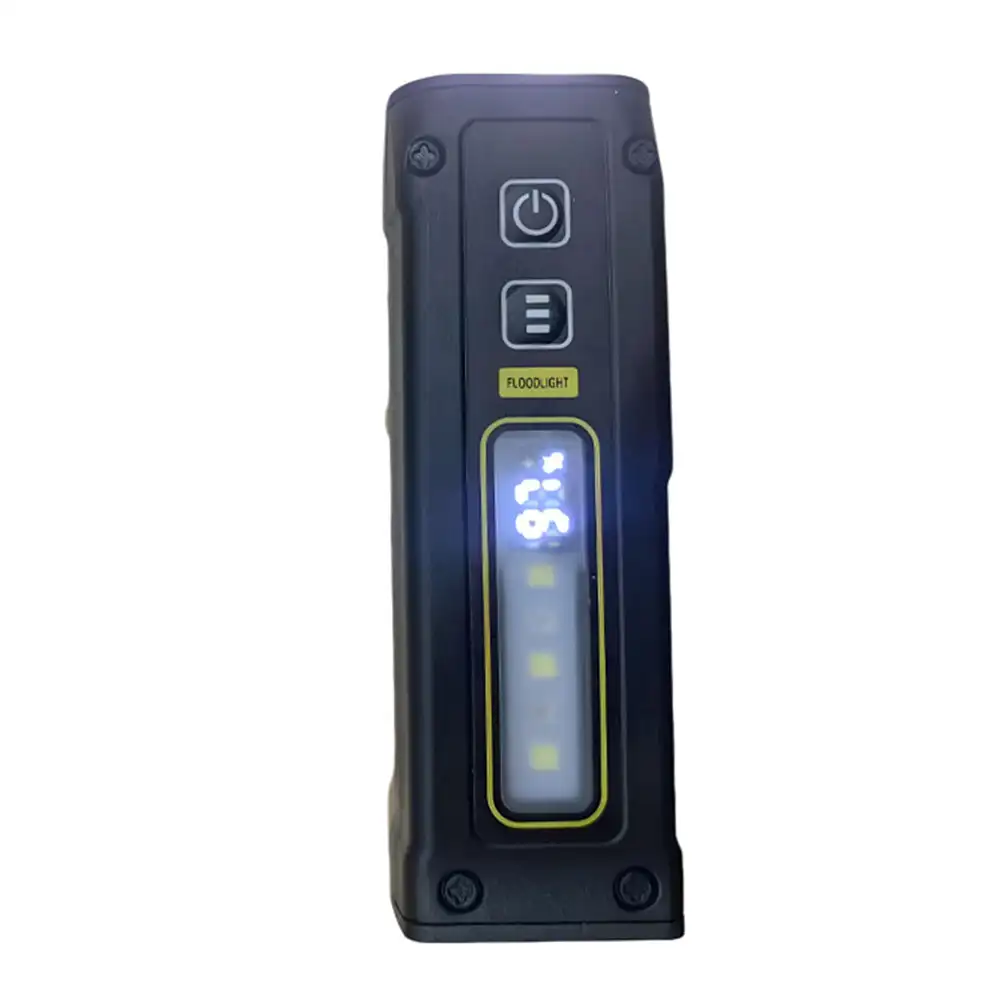 LED Flashlight NEW Design Super Bright LED Source Work Lamp Magnet Alarm SOS Key Chain Power Bank Waterproof Emergency Flashlight
