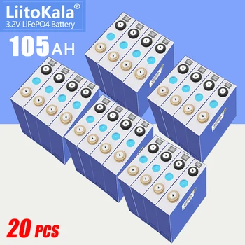 20pcs, 3.2V Lifepo4 105Ah Battery BRAND NEW GRADE A Rechargeable Batterie Lifepo4 Battery 12v, 24, DIY, RV Boat Cells Pack