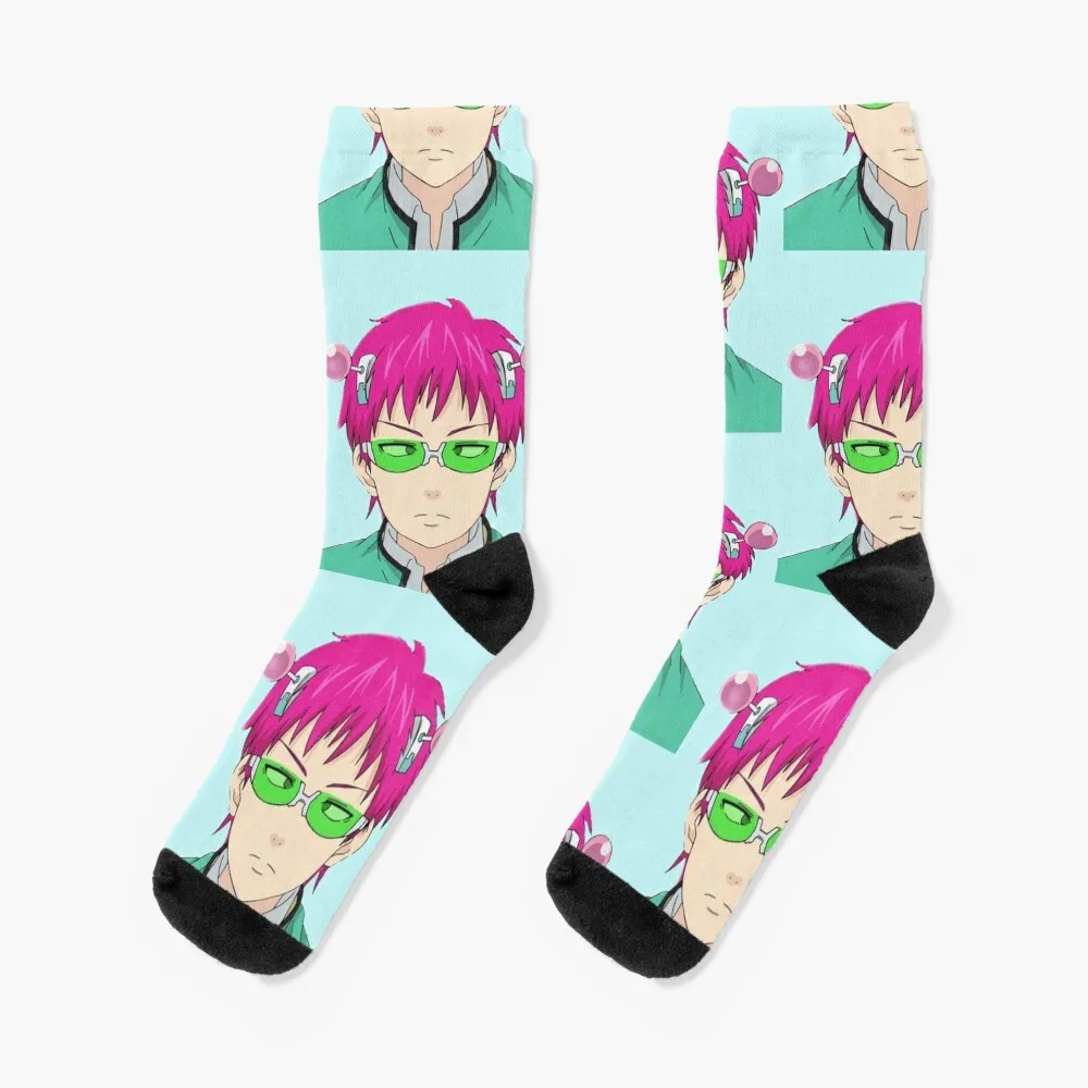 

Saiki K/ The Disastrous Life of Saiki K Themed Design Socks man professional running Socks Woman Men's
