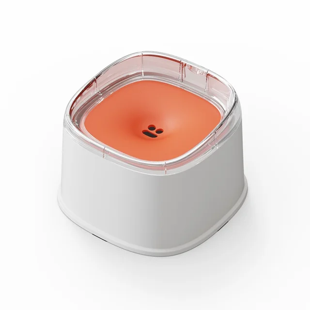 2.2L Large Capacity Pet Water Dispenser Dog Drinking Bowl with Floating No-Spill Design Slow Feeding Non-Wetting Mouth for Cats 5
