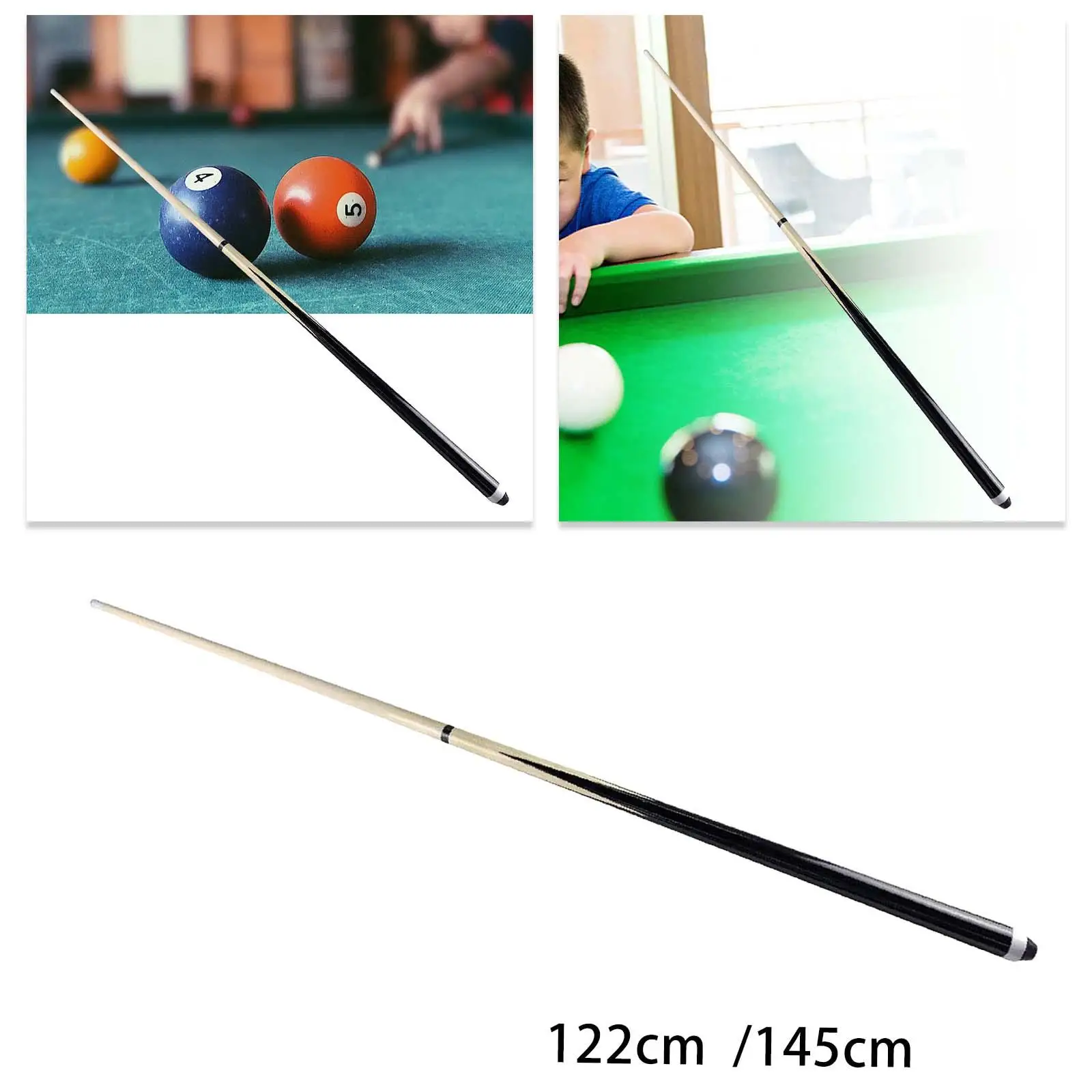 Kids Pool Cue Portable House Wood Billiard Pool Cue for House Billiards Children