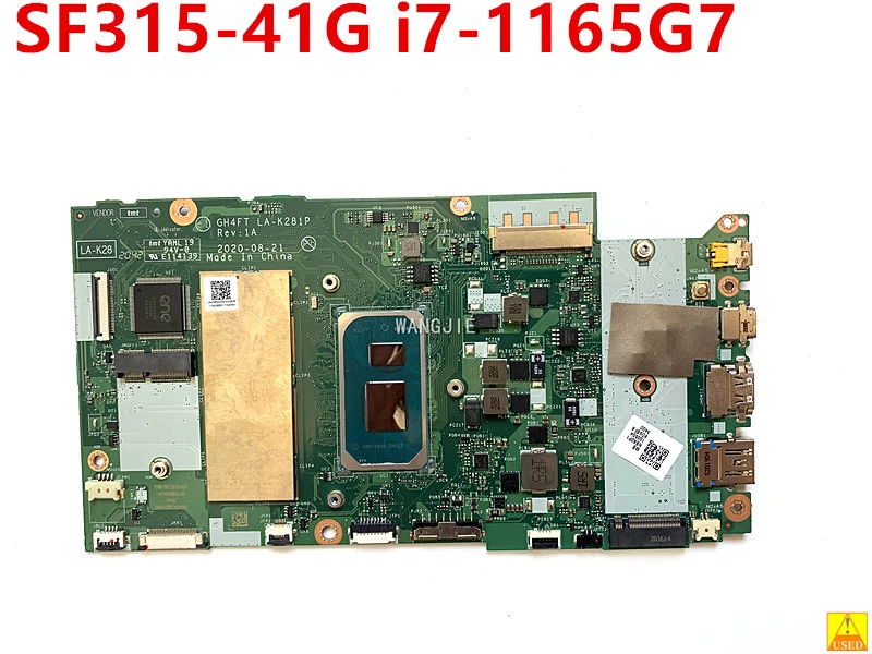 

100% рабочая деталь для ACER SF315-41G SRK02, б/у материнская плата NBA0P11005