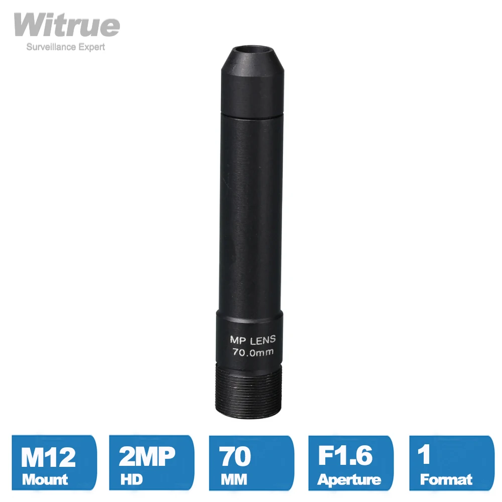 Witrue-lente CCTV M12, 70MM, 1 