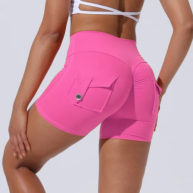 Leggings de sport 2026 pour femme avec poches, taille haute, effet push-up, pour yoga et entraînement, effet seconde peau, XP89