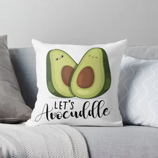 

Avocuddle Printing Throw Pillow Cover Fashion Decorative Car Bed Sofa Waist Hotel Anime Cushion Pillows not include One Side