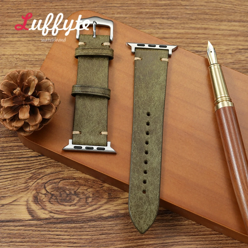Vintage Genuine Leather Cowhide Watch Straps – Premium Quality Watchband