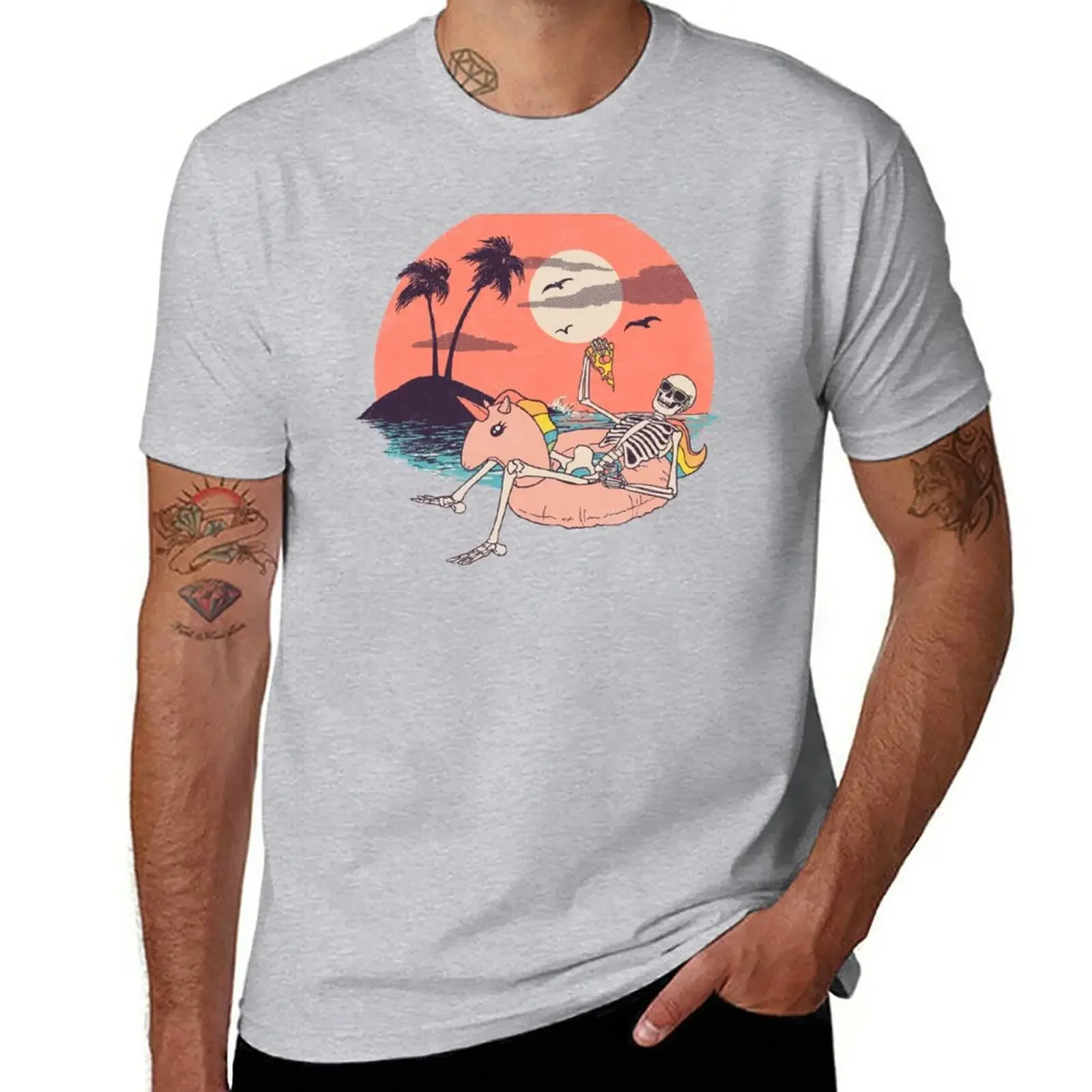 

Summer Forever T-Shirt animal prinfor boys boys whites T-shirts for men cotton