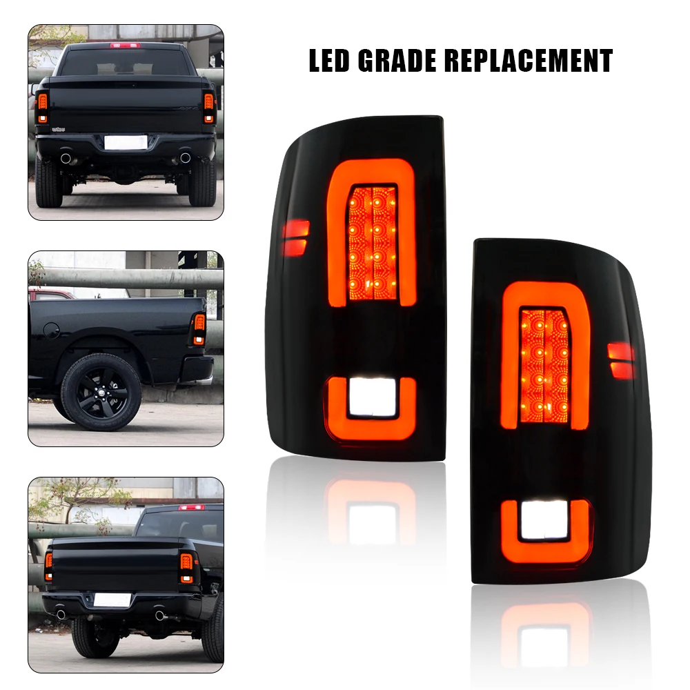 LED Tail Lights Assembly For Dodge Ram 1500 2009 2018 Dodge Ram 2500