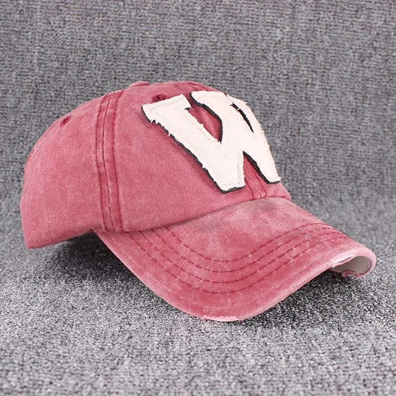 Fashion Summer Men Letter W Sun Protection Baseball Caps Outdoor Sport Snapback Cap Women Casual Hat Embroidery Washed Hats