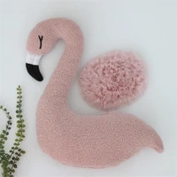 Newborn Baby Photography Props Floral Backdrop Cute Pink Flamingo Posing Doll Outfits Set Accessories Studio Shooting Photo Prop 3