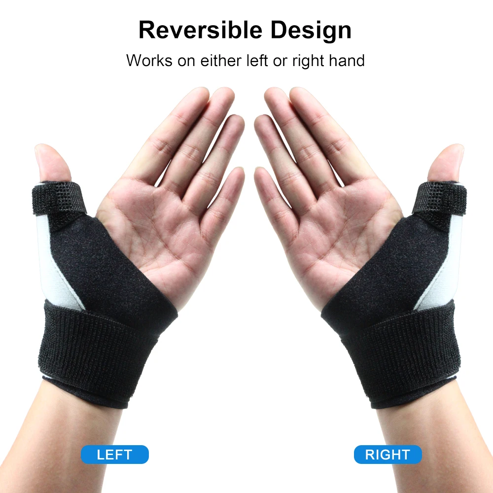 1PCS Thumb Spica Splint Brace for Arthritis, Tendonitis-Adjustable CMC Thumb Support for Left or Right Hand, Men & Women