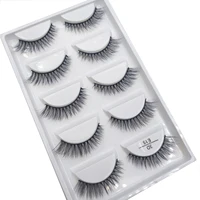 22 Style 5 Pairs 3D Natural Soft Mink False Eyelashes Makeup Fake Eye Lashes Faux Cils Make Up Beauty Maquiagem E01 H13 X08 2