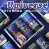 19 pcs/set Fantasy Galaxy Universe Planet Gold Silver Plated Washi Tapes Set Scrapbooking Diy Journal Masking Tape Deco Gift 1