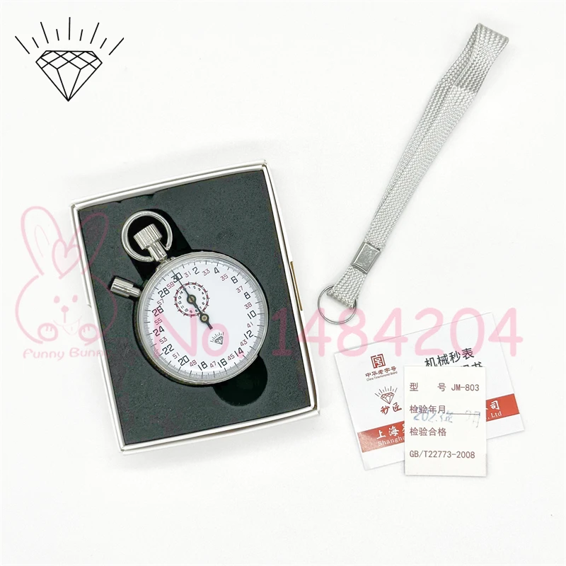 Analog Stopwatch Professional Sports Timer JM-803 Classic Mechanical Type with Pause Function 4