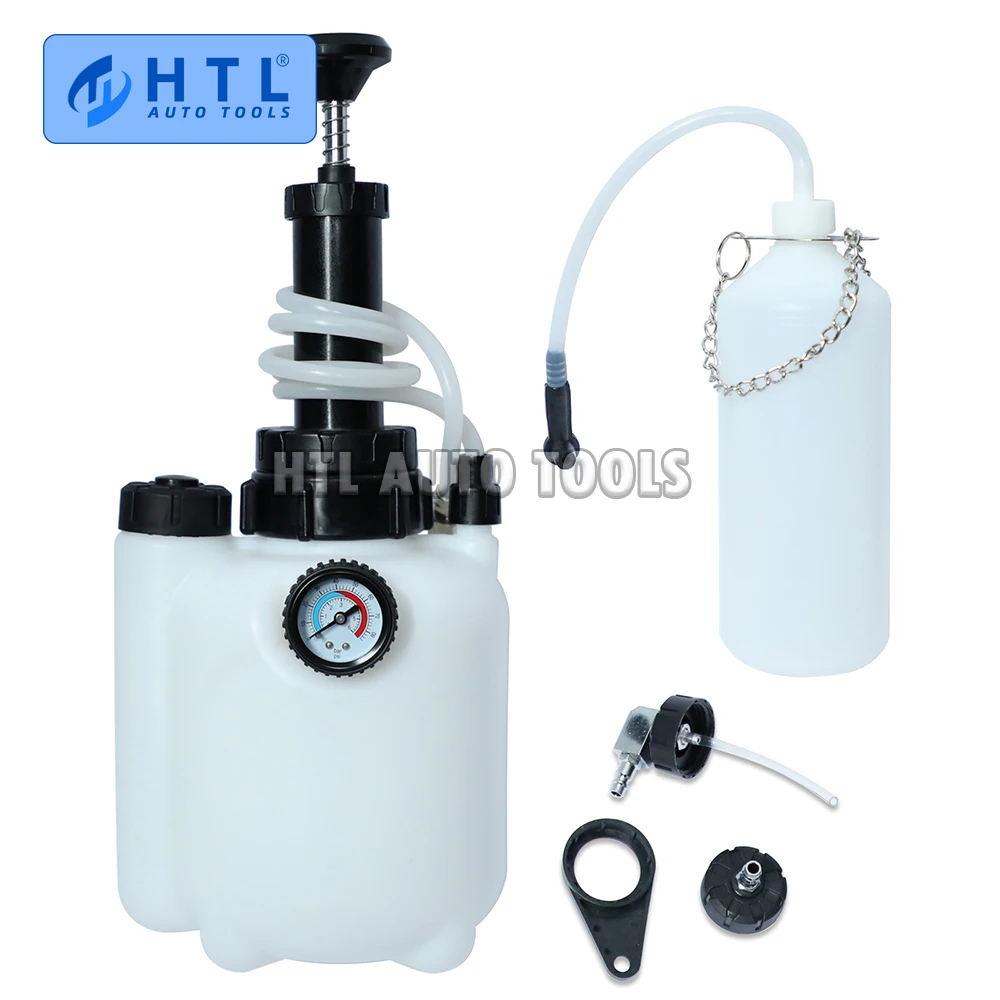 

3L Car Manual Brake Bleeder Fluid Changer Hydraulic Clutch Oil Pump Empty Exchange Drained Kit with Adapter Replacement Tool