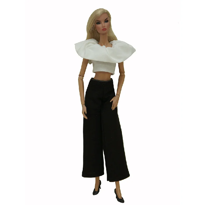 Mehrgelenkige Puppenkleidung, modisches Hosen-Set, 30 cm, Puppen-Outfit-Zubehör, trendige Puppenkleidung, Anzug für BJD-Puppen – Detail 25