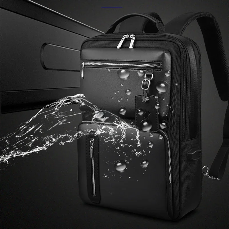 WILLIAMPOLO Oxford Travel Laptop Men Backpack Casual Business Fashion Male Office Work BackPack Bags Big School Backpack for men 3