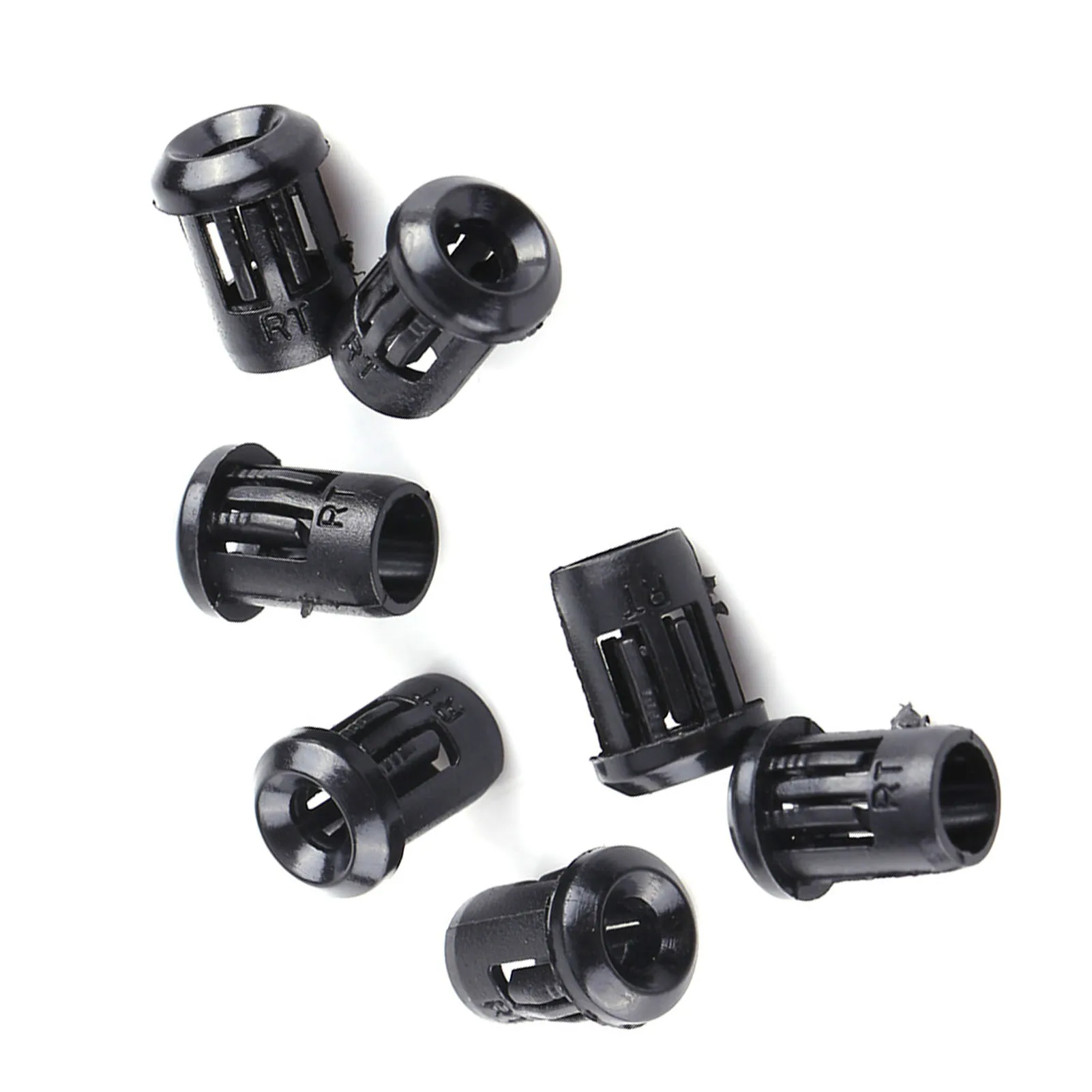 5mm LED 50Pcs Lamp Socket Diode Holder Nylon Black Clip Bezel Mount Useful