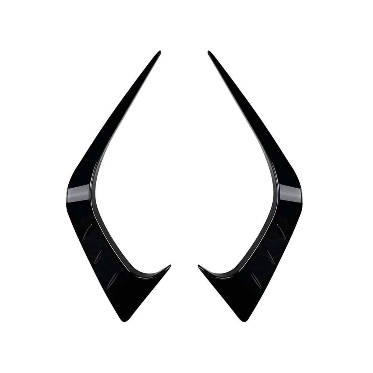 

Разветвитель переднего бампера автомобиля, спойлер, противотуманная модель Canard для 11-го поколения 2021 + глянцевый черный