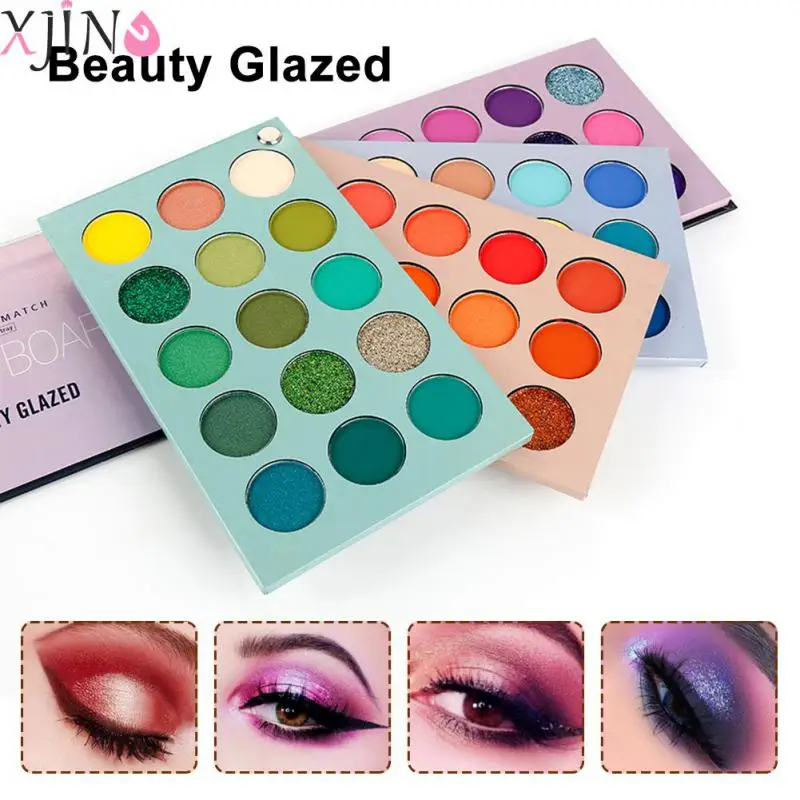 

Beauty Glazed 39 оттенков мерцающие матовые блестящие тени для век Палитра оттенков пигментированные тени для век Теплые цвета TSLM1