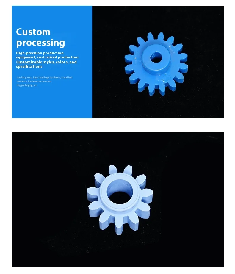 Description Picture 4 of itemPCBEquipment AccessoriesPPSpur GearPVCStraight Gear Horizontal Line Transmission Straight Gear
