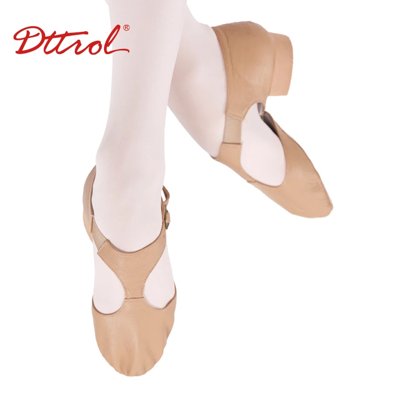 Genuine Leather Stretch Ballet Dance Shoe For Women Jazz Dancing