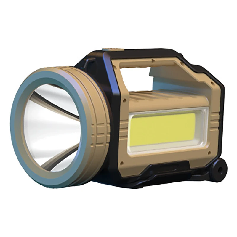 

Super Bright LED Spotlight Searchlight Rechargeable 2000 High Lumen Long Lasting Spot Light Handheld Flashlights with USB Output