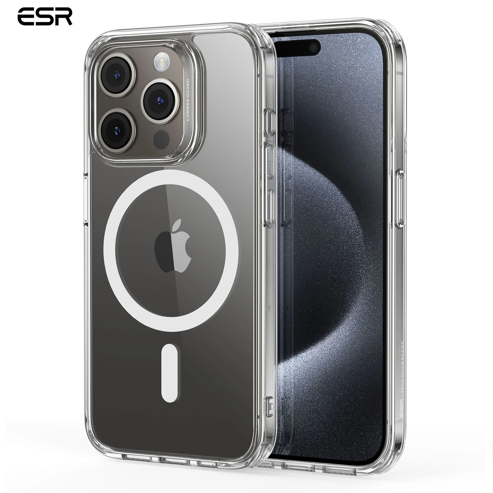 ESR MagSafe Case for iPhone 16/15 Pro Max with Screen Protector iphone 14/13 Translucent Matte Case Military-Grade Protection